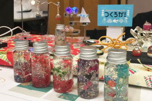 写真:ブースの展示