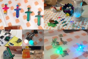 今回のイベントで作った作品の写真
